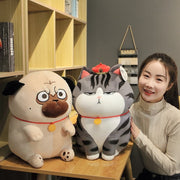 li Super Cute Soft Despise Cat Plush Toy Dog Stuffed Doll Home Decor
