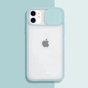Slide Camera Lens Protection Phone Cases For iPhone 12 Mini 11 Pro XS Max XR X 6 6S 7 8 Plus SE Matte PC Cover Case Fundas
