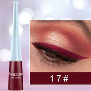 Colorful Liquid Eyeliner Blue Waterproof Long Lasting Diamond Matte Eyeliner Gel Cosmetics