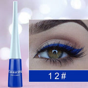 Colorful Liquid Eyeliner Blue Waterproof Long Lasting Diamond Matte Eyeliner Gel Cosmetics
