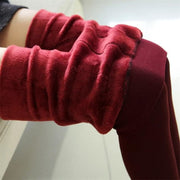 Trend Knitting Casual Winter New High Elastic Thicken Lady's Leggings Warm Pants Skinny Pants For Women