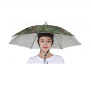 Foldable Double Umbrella Hat Headwear Cap Sun Rain Cap Camping Fishing Caps Sunscreen Shade Umbrella Fishing Hats