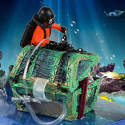 New Unique Design Treasure Hunter Diver Action Figure Fish Tank Ornament Landscape Aquarium Decoration Accessories