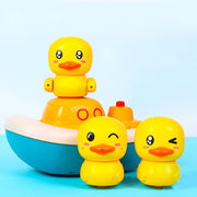 New Bath Toys Baby Water Game Pirate Ship Duck Model Faucet Shower Electric Spray For Kids Swimming Bathroom