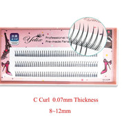 Premade Volume False Eyelashes Extension Natural Cluster Long Lasting Easy to apply DIY Eye Makeup Tools