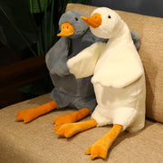 Giant Duck Plush Toys Floor Mat Kids Gift Cute Animal Stuffed Swan Goose Soft Dolls