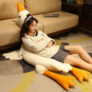 Giant Duck Plush Toys Floor Mat Kids Gift Cute Animal Stuffed Swan Goose Soft Dolls