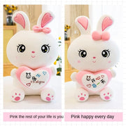 li Cartoon Cute Fruit Love Rabbit Doll Be You for The Rest of My Life Lovely Plush Filled Sofa Pillow Decoration