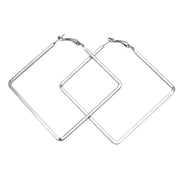 Simple Rectangular hollow Drop Earrings For Woman Big earrings Fashion Jewelry Gift