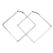Simple Rectangular hollow Drop Earrings For Woman Big earrings Fashion Jewelry Gift