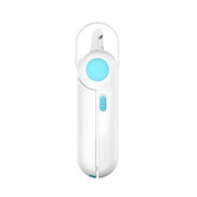 LED Pet Nail Clipper Scissors Professional Stainless Steel Nail Cutter Cat Claw Cutting Machine Puppy Kitten Beauty Scissors
