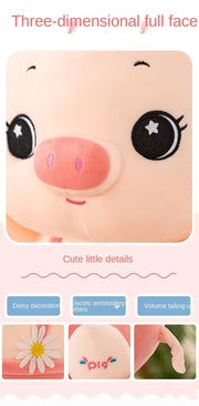 li Pig Doll Anime Plush Toy Large Stuffed Toys for Girls Room Decorative Pillow Hugs Birthday Gift