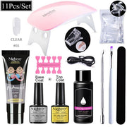 Acrylic Building LED Nail Gel Polish Polygels Poly Nail Gel Manicure Set