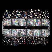 1 Set Natural Floral Nail Art Decorations Mixed Color Nail Decal Jewelry Dried Flower Accessories For DIY Manicure Design