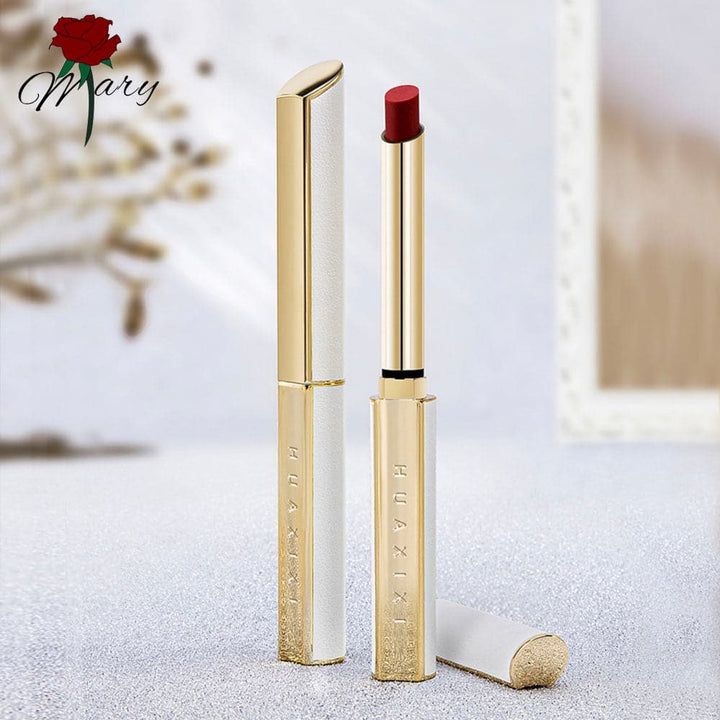 Rosemary 2 Colors Matte Lipstick Tubes Waterproof Long Lasting Red Lipstick Pigments Makeup Never Fade Away