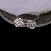Ring Clover Lucky Guardian Jewelry Light Luxury Diamond Opening Fashion Rotating Flower Rings