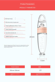 Silicone Baby Feeding Spoon Silicone Food Supplement Children Rice Paste Bottle