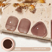 56 Color Solid Cream Gel Nail Polish Nail Art Semi-permanent Varnish Hybrid DIY Painting Drawing UV Gel Nail Polish for Manicure