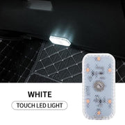 1pcs Mini Car Interior Light Wireless Led Lights Ambient Lamp Chargeable Night Reading Roof Ceiling Light USB Charging 5V