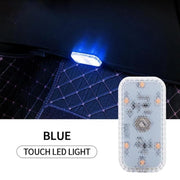 1pcs Mini Car Interior Light Wireless Led Lights Ambient Lamp Chargeable Night Reading Roof Ceiling Light USB Charging 5V