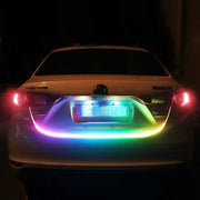Car Tail Box Streamer Decor Light Reverse Warning LED Strip 12v Super Bright Dynamic Colorful Brake Follow Turn Signal Lamp