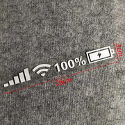 Wifi Battery Level Mark Car Vinyl Stickers Decals Car Rear Windshield Body Car Funny Sticker Silver White Reflective Type