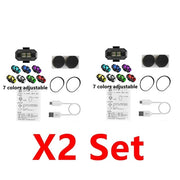 TikTok 2023 Universal Electric Aircraft Lights Motorcycle Strobe Free Wiring Warning Lights Drone Model Pilot Lights