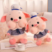 Navy Cute Pig Stuffed Doll Plush Toy Kids Dolls Birthday Christmas Gifts for Boy Girls