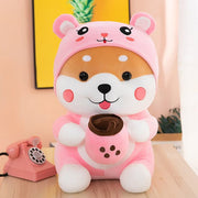 Adorable Shiba Inu Plush Doll Soft Stuffed Toy Kid Hugging Pillow Plush Figure Toys Home Decoration Comfortable