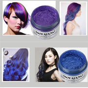 Seven Colors Hair Color Wax Hair Dye Temporary Disposable Hair Chalk Paste Creme Modeling Easy Wash